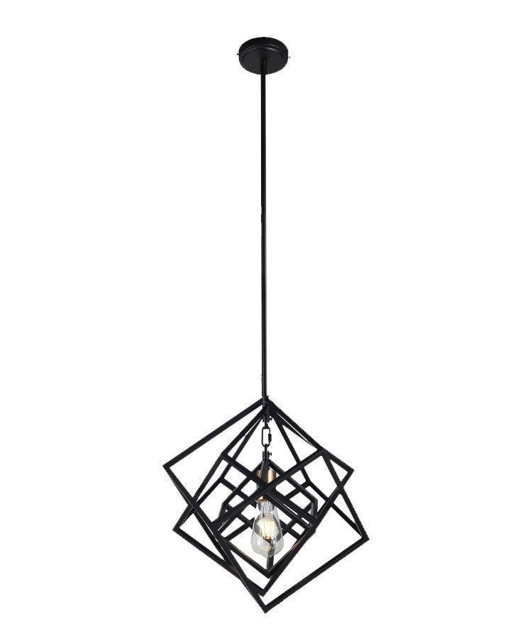 Galaxia One Light Pendant in Aged Brass/Black - available from The Lighting Shoppe, trusted by Canadian homeowners