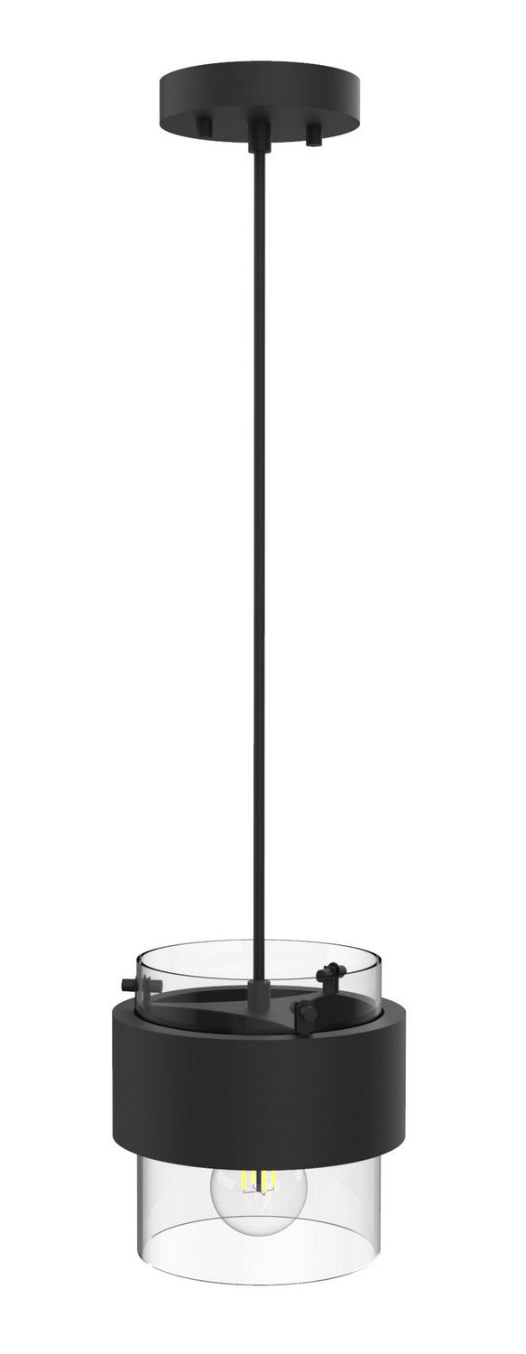 One Light Pendant in Black - available from The Lighting Shoppe, trusted by Canadian homeowners