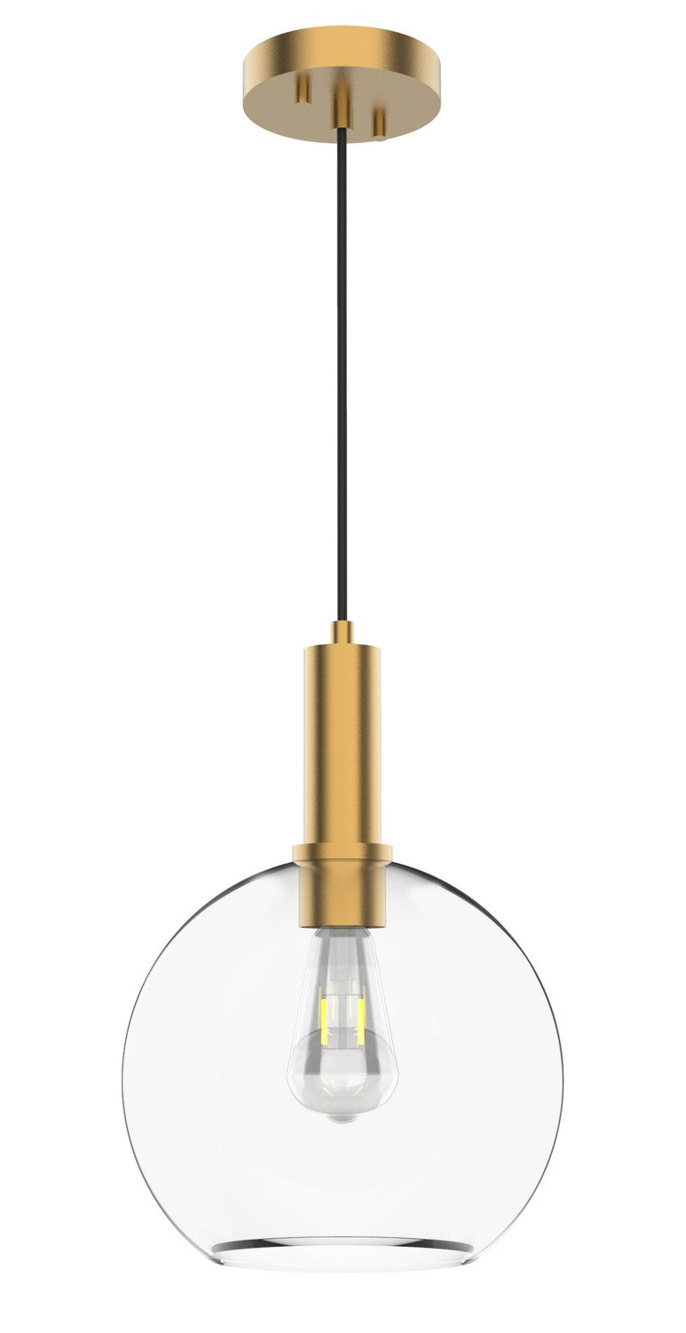 One Light Pendant in Aged Brass - available from The Lighting Shoppe, trusted by Canadian homeowners