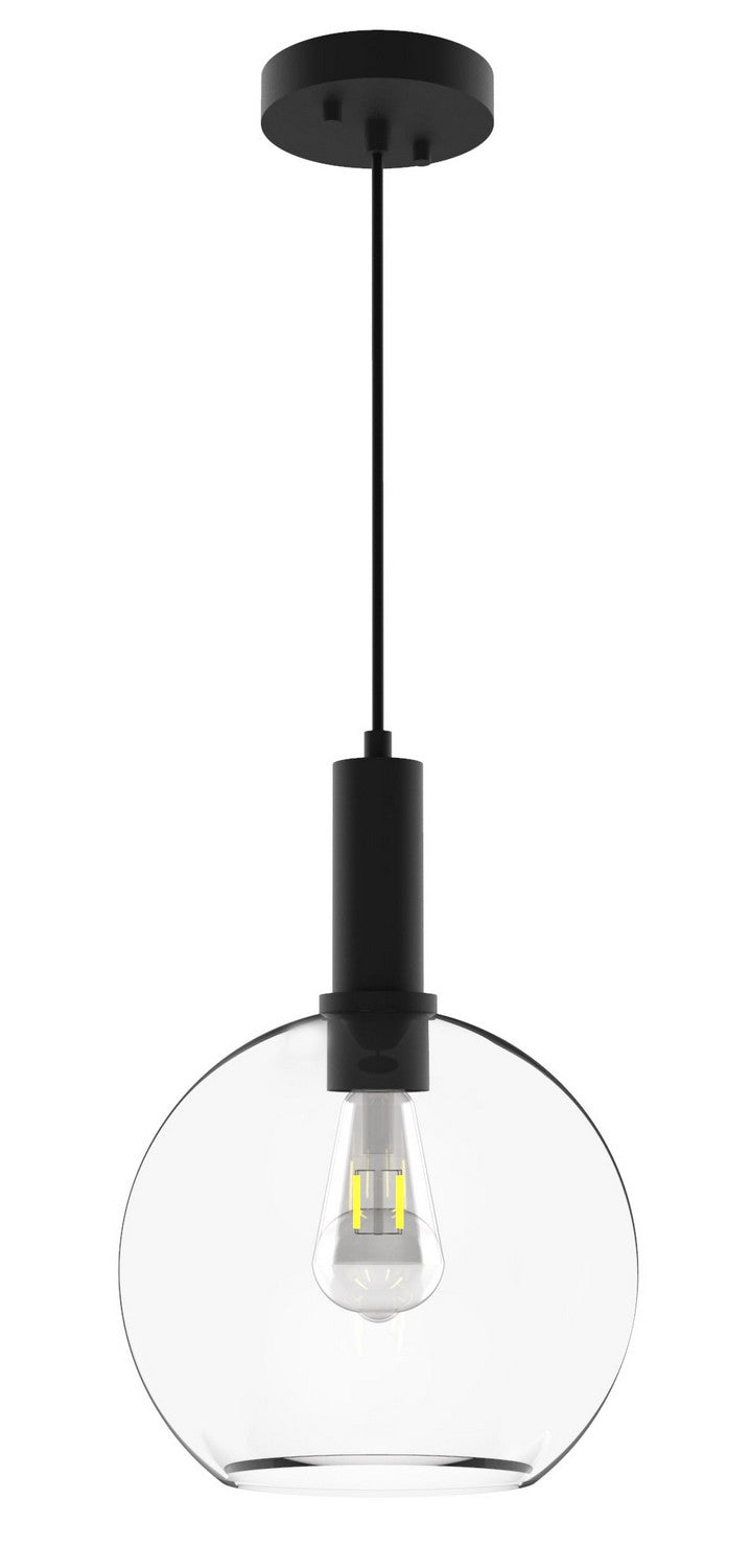 One Light Pendant in Black - available from The Lighting Shoppe, trusted by Canadian homeowners