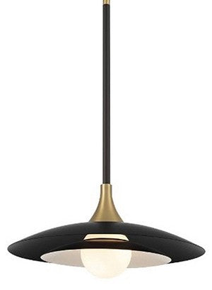 One Light Pendant in Aged Brass - available from The Lighting Shoppe, trusted by Canadian homeowners
