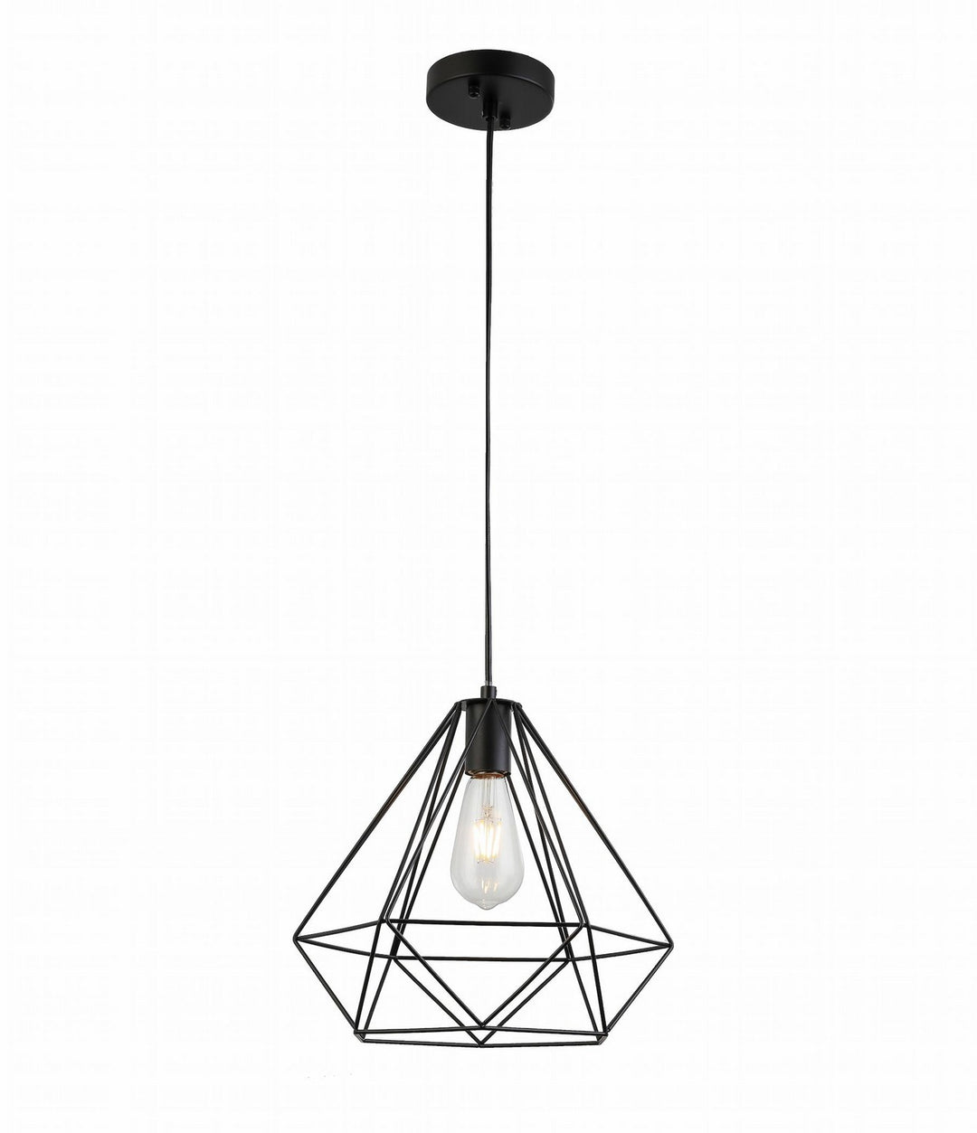 One Light Pendant in Black - available from The Lighting Shoppe, trusted by Canadian homeowners