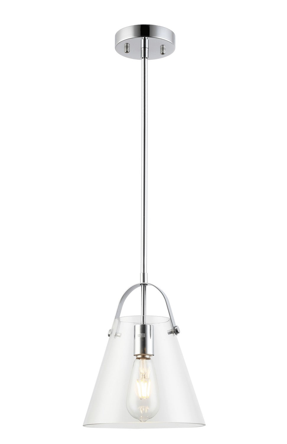 One Light Pendant in Chrome - available from The Lighting Shoppe, trusted by Canadian homeowners