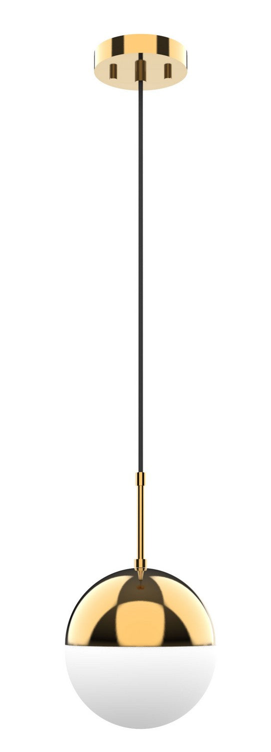 One Light Pendant in Aged Brass - available from The Lighting Shoppe, trusted by Canadian homeowners