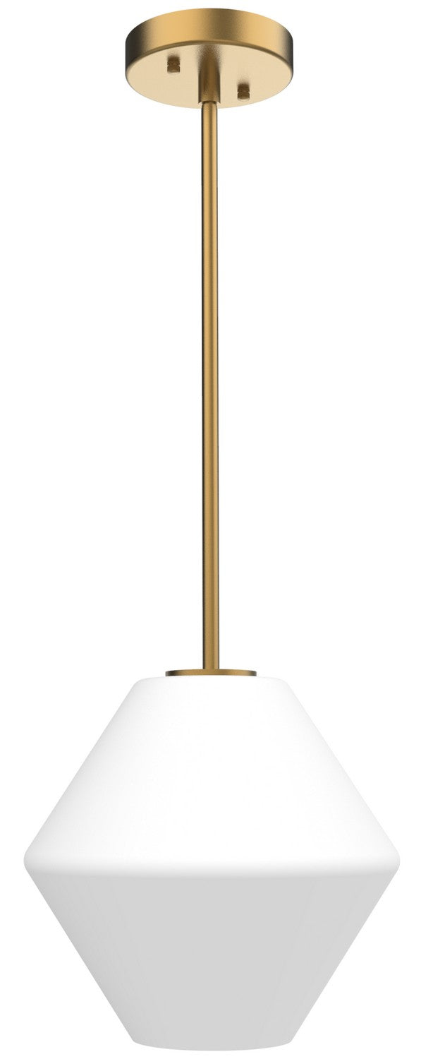 One Light Pendant in Aged Brass - available from The Lighting Shoppe, trusted by Canadian homeowners