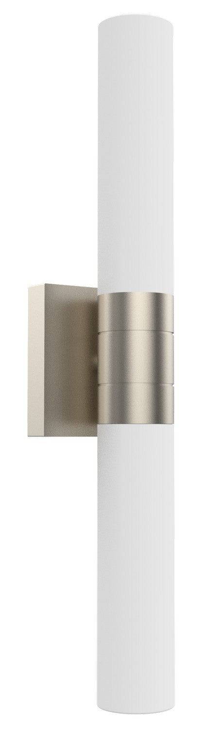 Two Light Wall Sconce in Brush Nickel - available from The Lighting Shoppe, trusted by Canadian homeowners