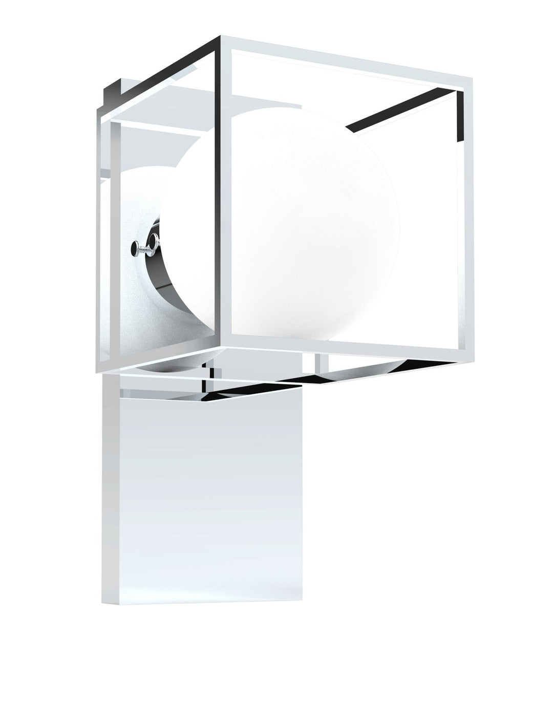Luna One Light Wall Sconce in Chrome - available from The Lighting Shoppe, trusted by Canadian homeowners