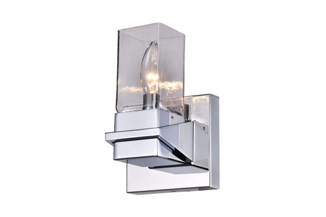 One Light Wall Sconce in Chrome - available from The Lighting Shoppe, trusted by Canadian homeowners