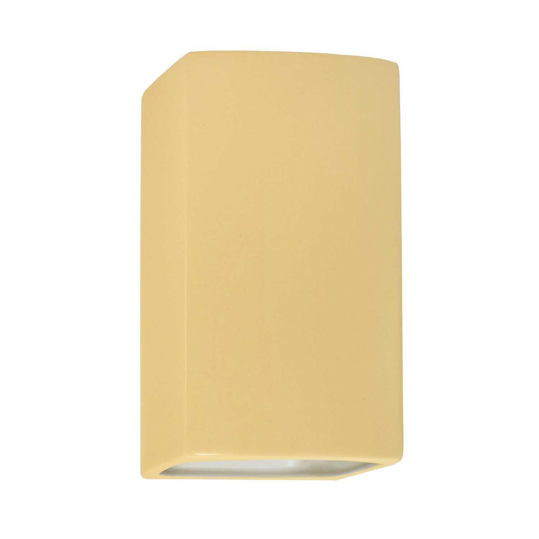 Ambiance One Light Wall Sconce in Muted Yellow Justice Designs