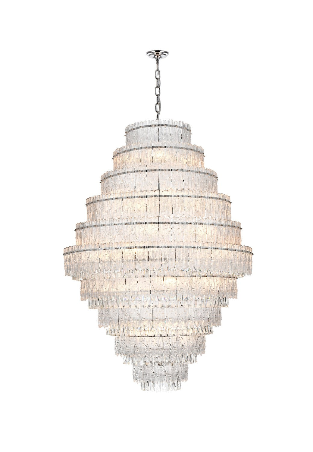 Emilia 33 Light Chandelier in Chrome - available from The Lighting Shoppe, trusted by Canadian homeowners