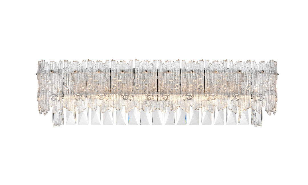 Elegant Lighting - 1780W27C - Six Light Wall Sconce - Emilia - Chrome and Clear