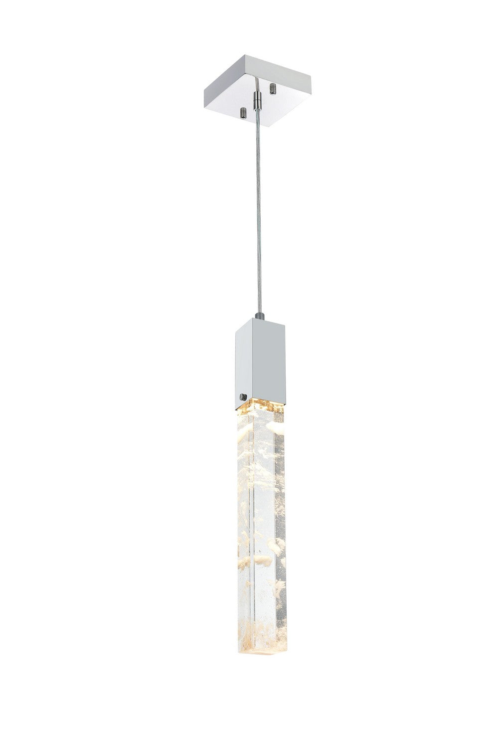 Aurora One Light Pendant in Chrome - available from The Lighting Shoppe, trusted by Canadian homeowners