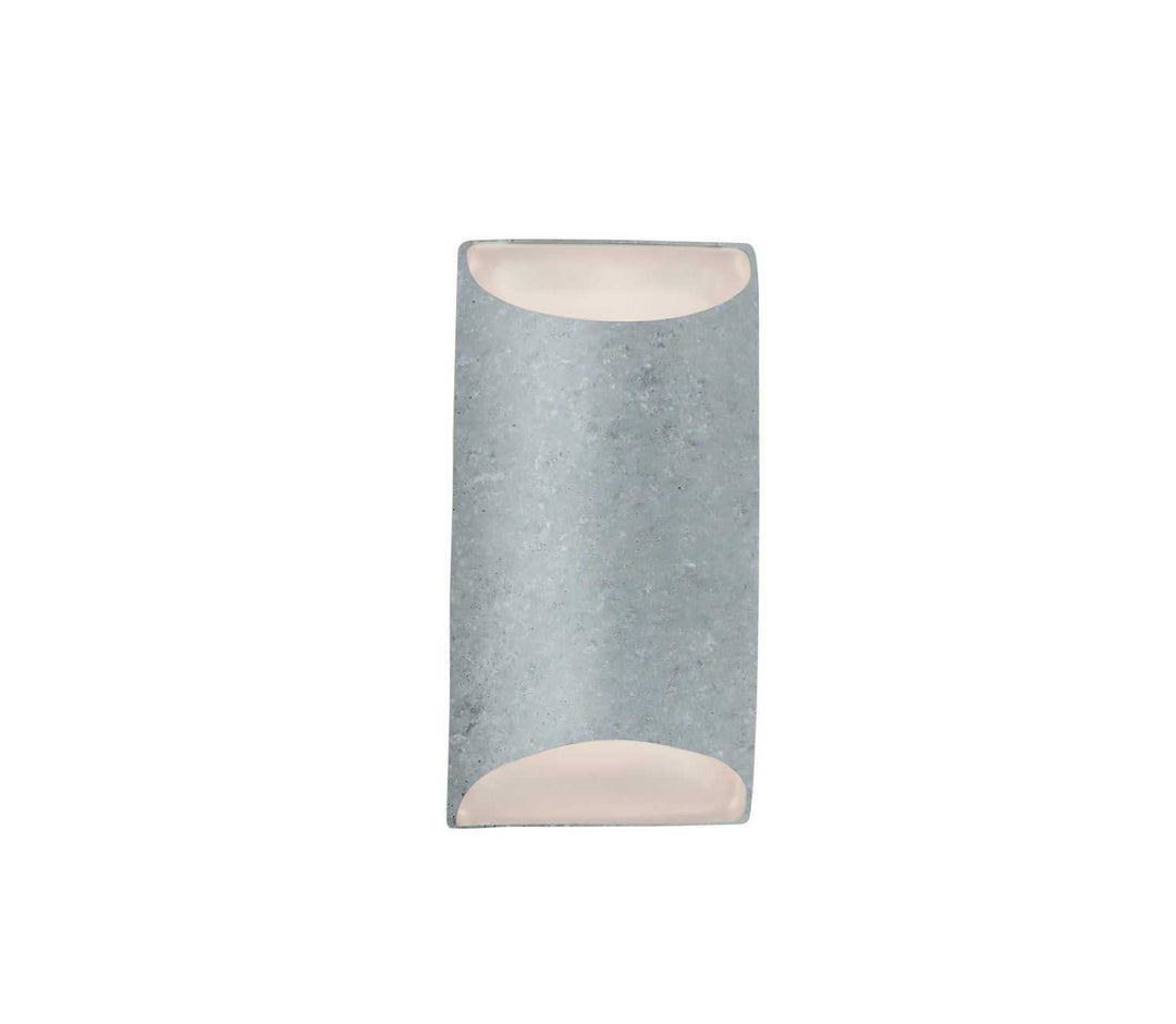 Ambiance One Light Wall Sconce in Concrete Justice Designs