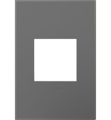 Adorne Gang Wall Plate in Magnesium - available from The Lighting Shoppe, trusted by Canadian homeowners