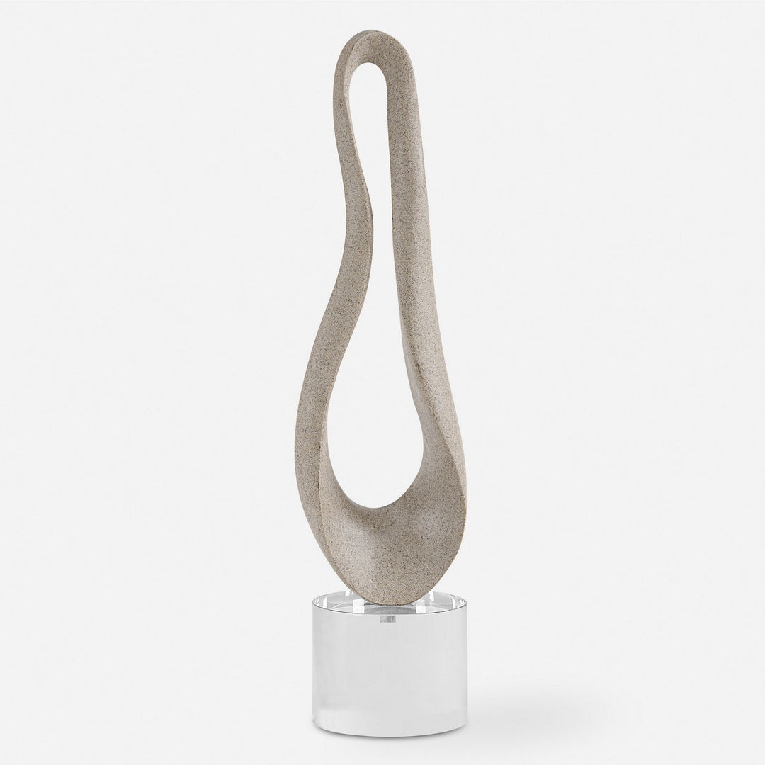 Oval Harmony Sculpture in Crystal - available from The Lighting Shoppe, trusted by Canadian homeowners