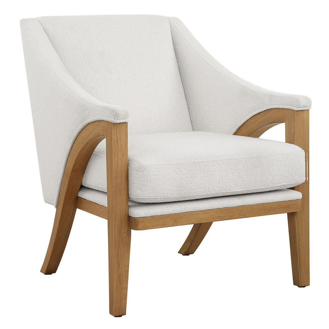 Evolve Accent Chair in Solid Oak - available from The Lighting Shoppe, trusted by Canadian homeowners