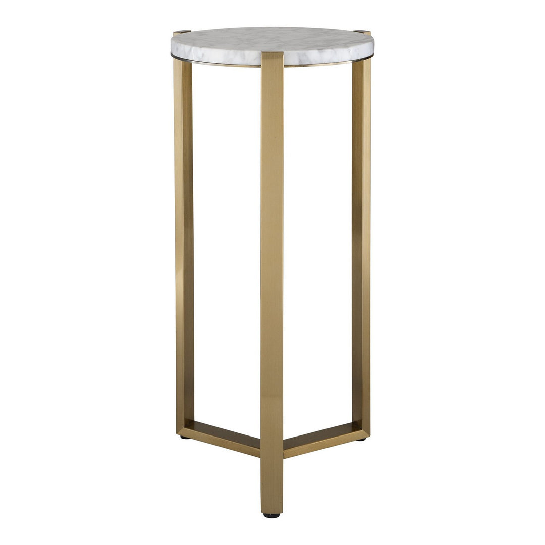 Pietra Drink Table in Antique Brass - available from The Lighting Shoppe, trusted by Canadian homeowners