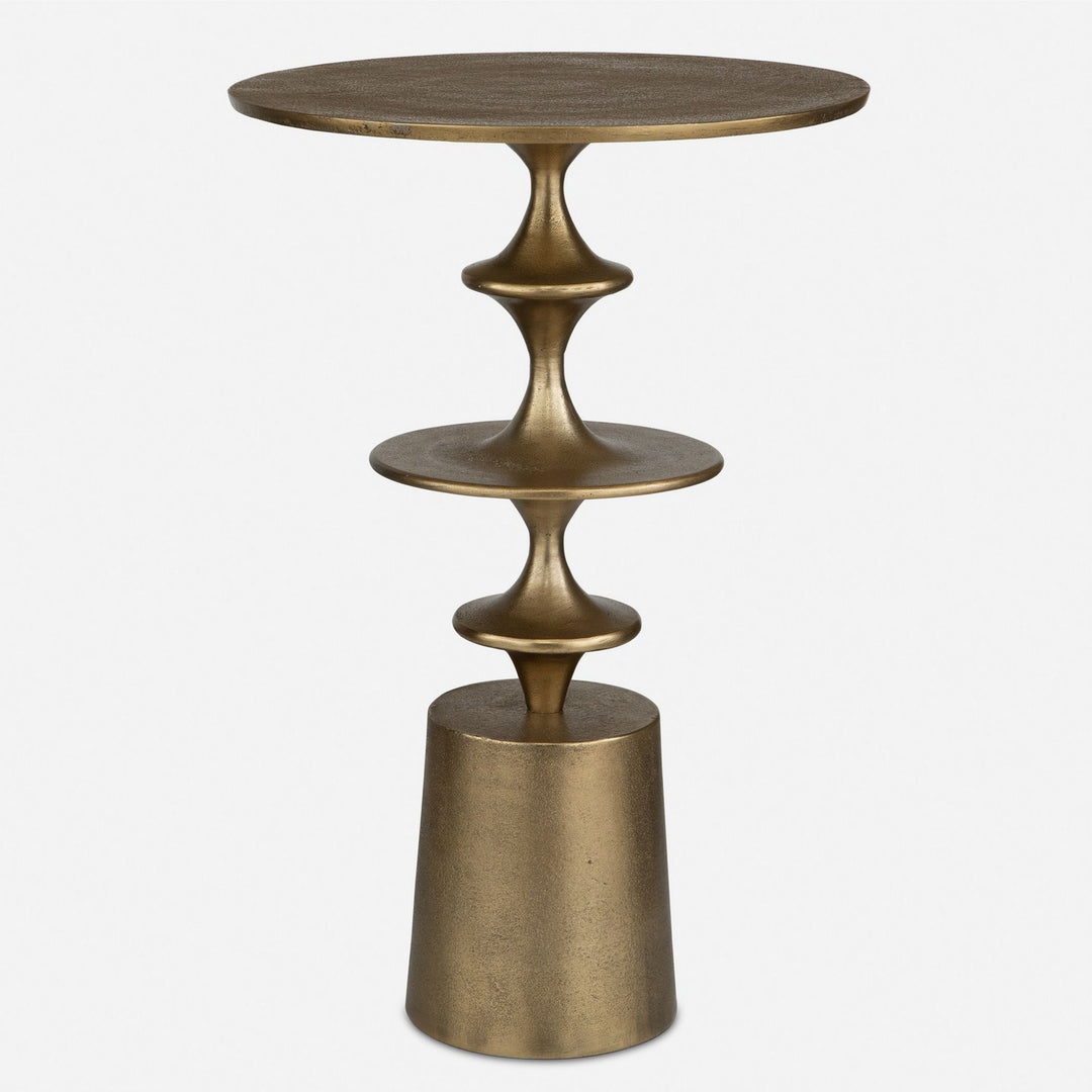 Flight Accent Table in Antique Brass - available from The Lighting Shoppe, trusted by Canadian homeowners