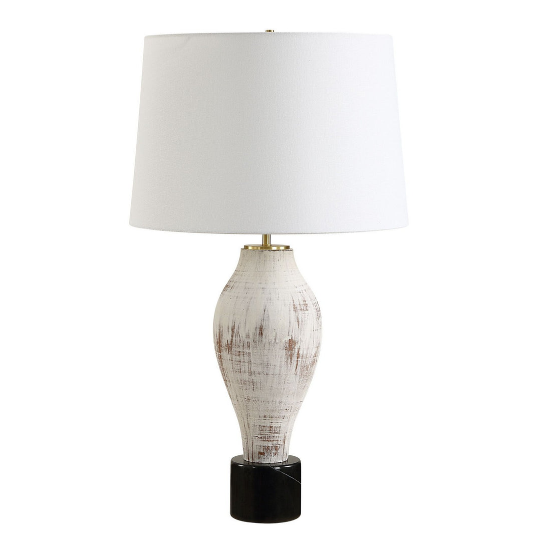 Magdaline One Light Table Lamp in Plated Brass - available from The Lighting Shoppe, trusted by Canadian homeowners