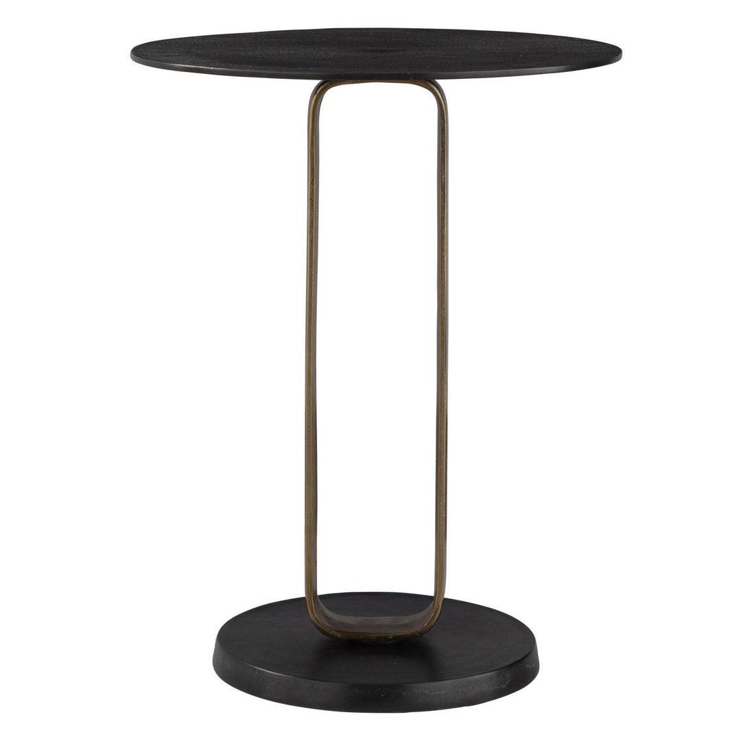 Aperture Accent Table in Brass - available from The Lighting Shoppe, trusted by Canadian homeowners