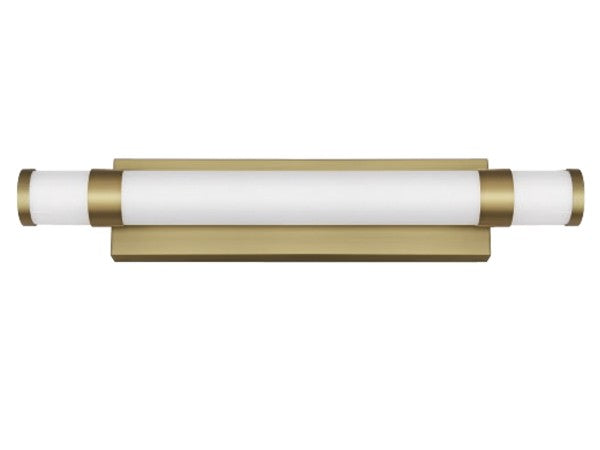 LED Vanity in Satin Brass - available from The Lighting Shoppe, trusted by Canadian homeowners