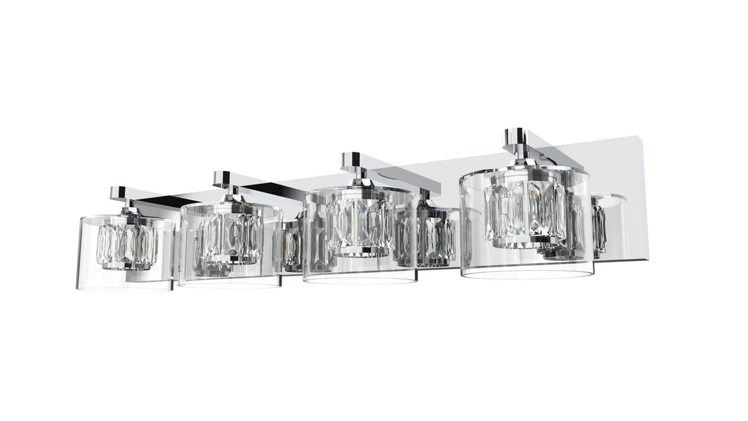 Four Light Vanity in Chrome - available from The Lighting Shoppe, trusted by Canadian homeowners