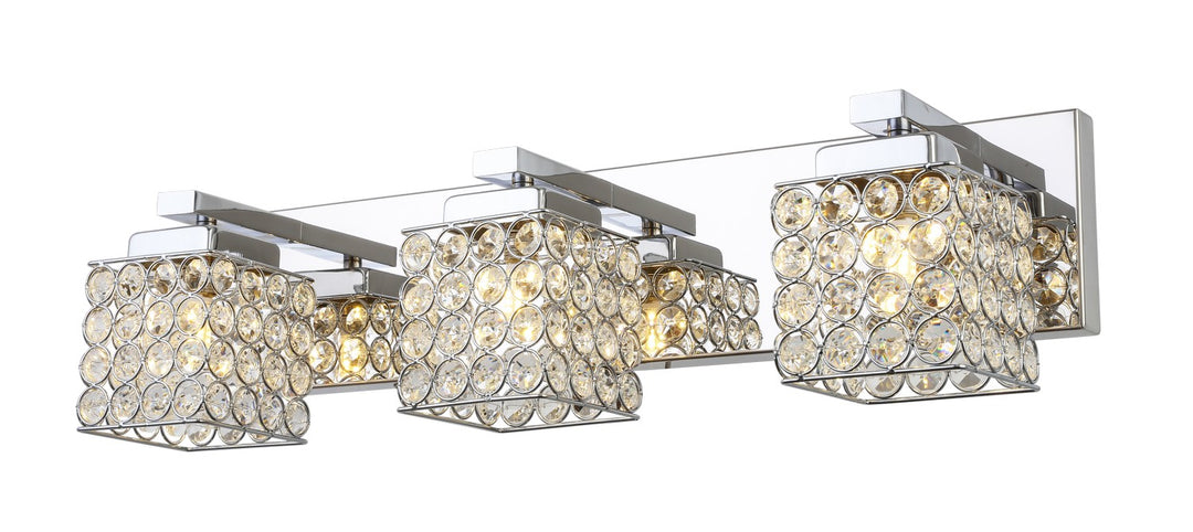 Three Light Vanity in Chrome - available from The Lighting Shoppe, trusted by Canadian homeowners