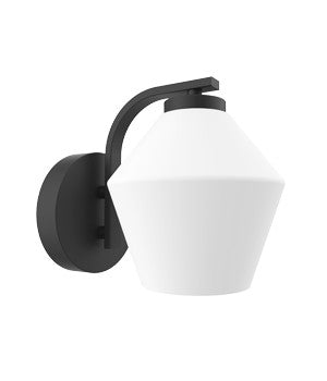 One Light Wall Sconce in Black - available from The Lighting Shoppe, trusted by Canadian homeowners
