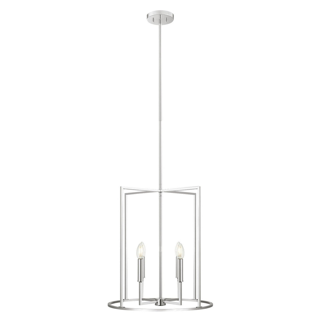 Meridian - M7044CH - Four Light Pendant - Chrome