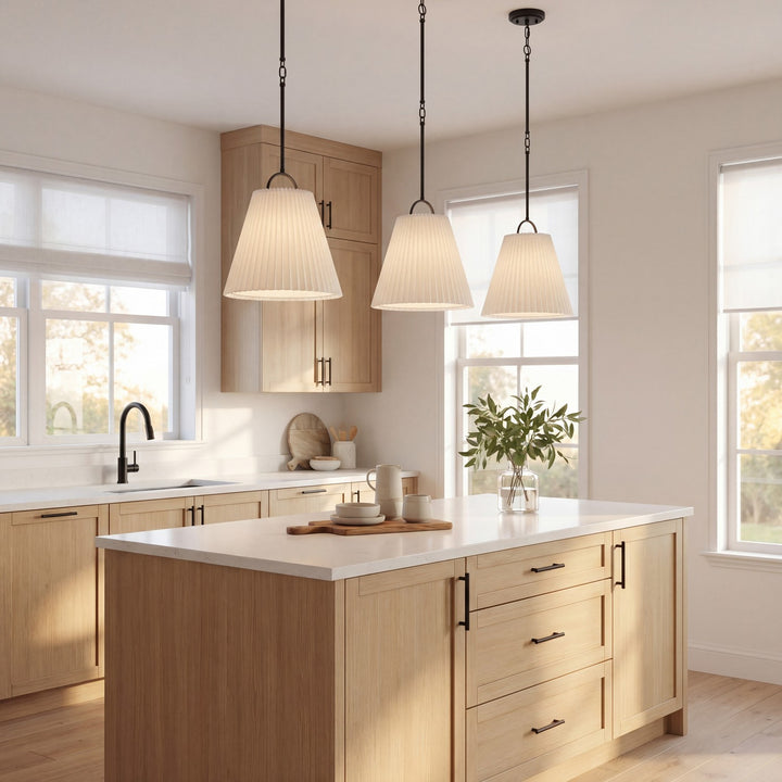 Meridian - M7045MBK - One Light Pendant - Matte Black