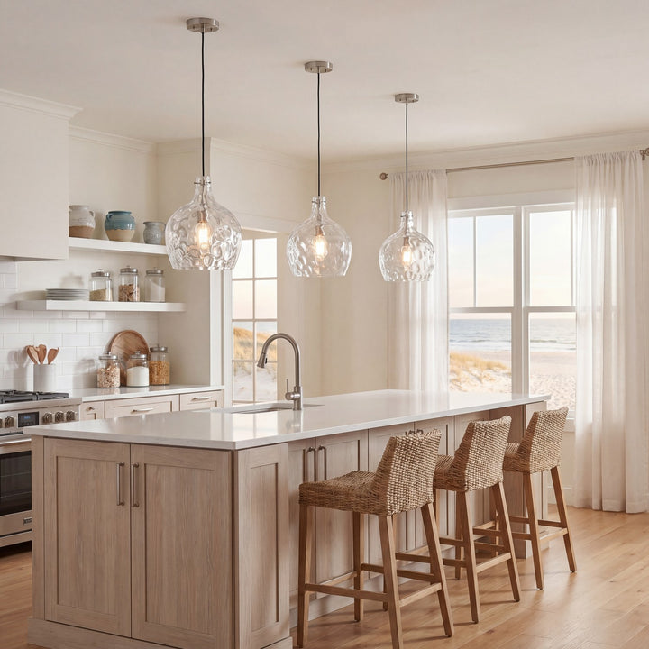 Meridian - M7053BN - One Light Pendant - Brushed Nickel