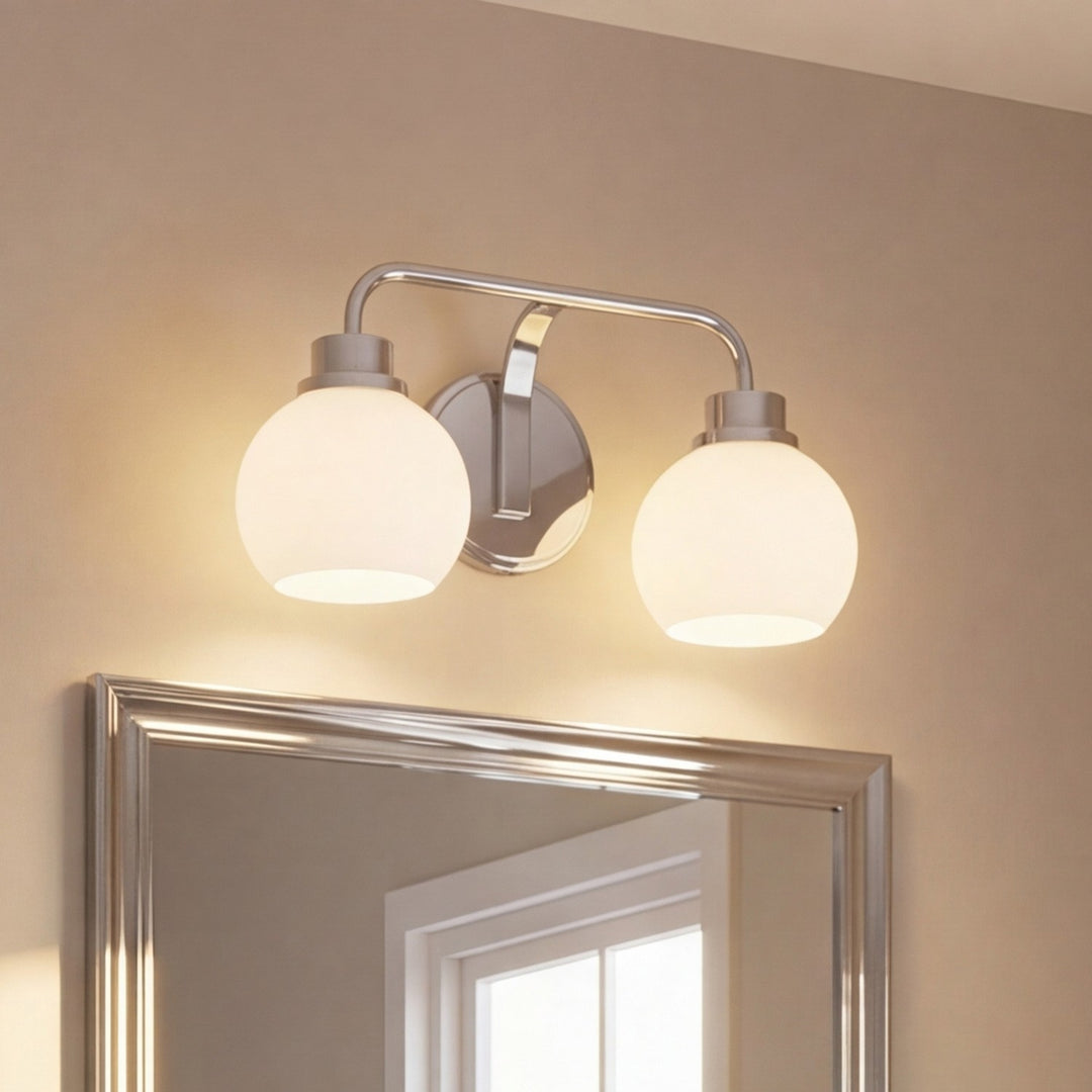 Meridian - M80080CH - Two Light Bathroom Vanity - Chrome