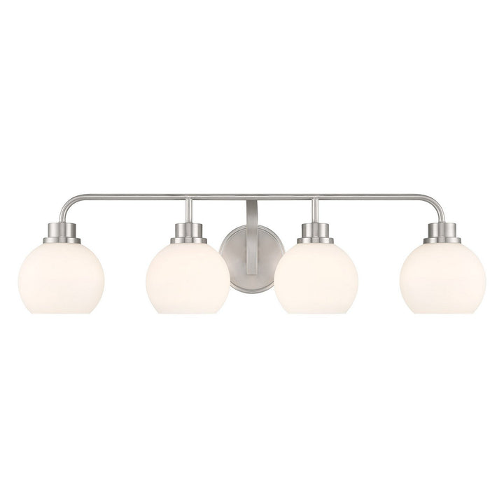 Meridian - M80082BN - Four Light Bathroom Vanity - Brushed Nickel