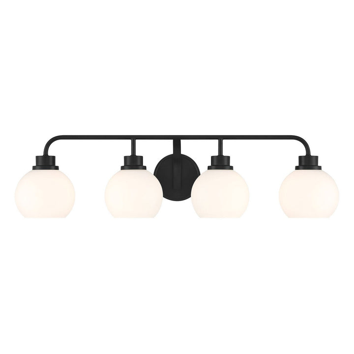 Meridian - M80082MBK - Four Light Bathroom Vanity - Matte Black