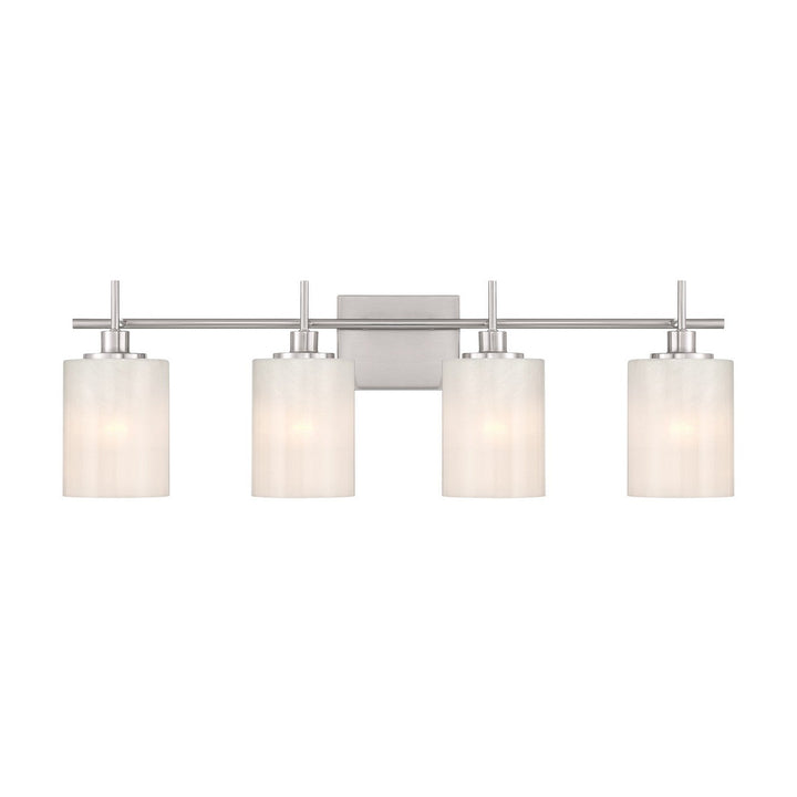 Meridian - M80085BN - Four Light Bathroom Vanity - Brushed Nickel