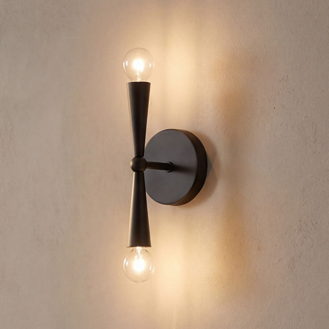 Meridian - M90110MBK - Two Light Wall Sconce - Matte Black