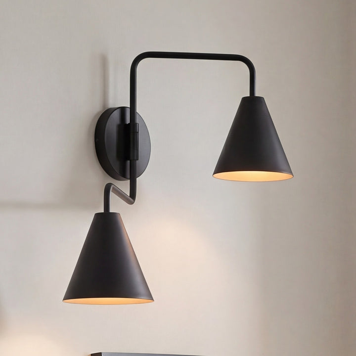 Meridian - M90111MBK - Two Light Wall Sconce - Matte Black