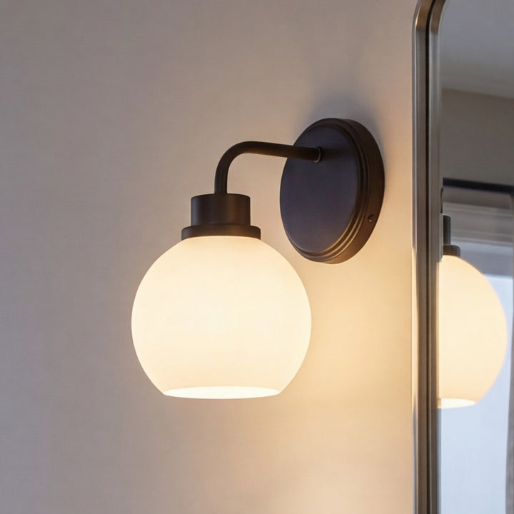Meridian - M90112MBK - One Light Wall Sconce - Matte Black