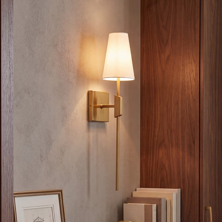 Meridian - M90114NB - One Light Wall Sconce - Natural Brass