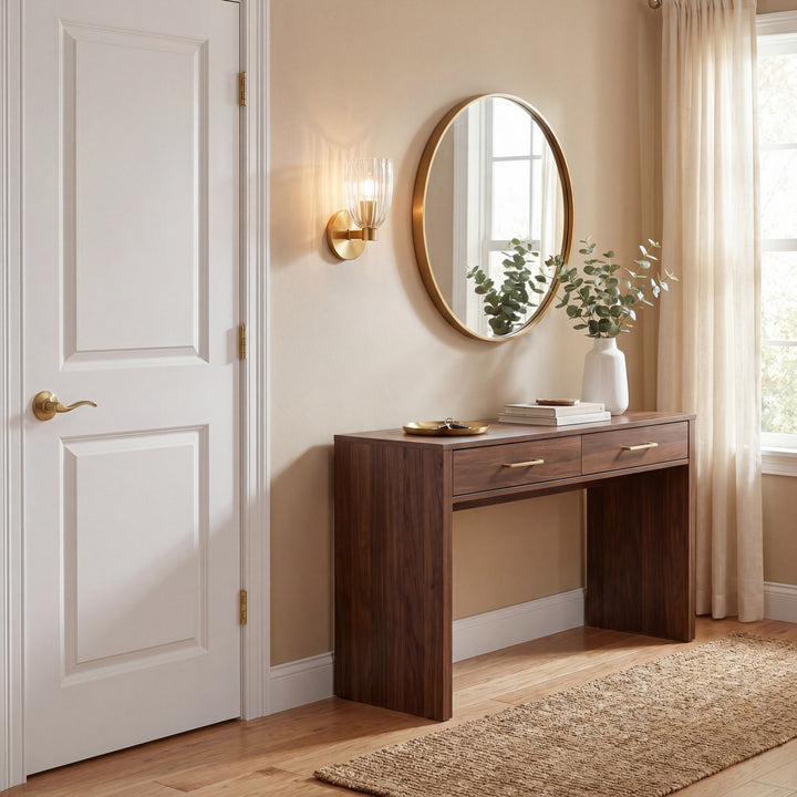 Meridian - M90120NB - One Light Wall Sconce - Natural Brass