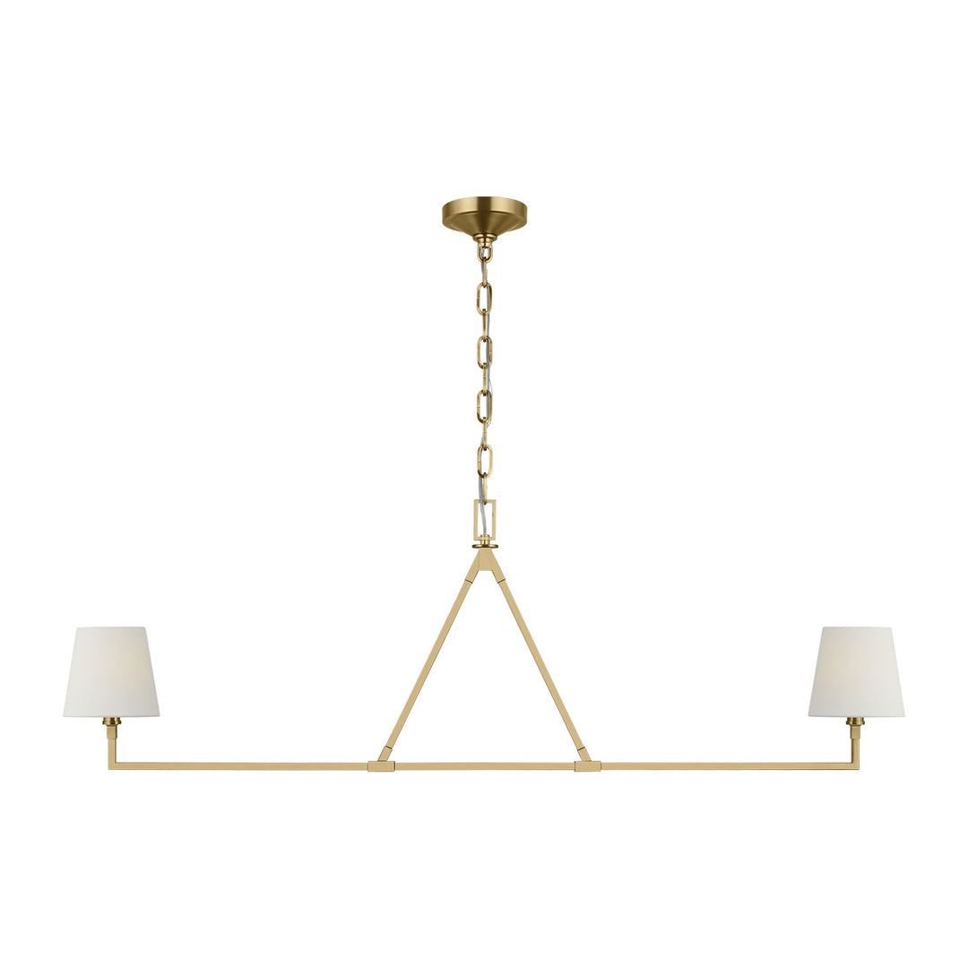 Visual Comfort Studio Canada - CC1732BBS - Two Light Linear Chandelier - Perth - Burnished Brass
