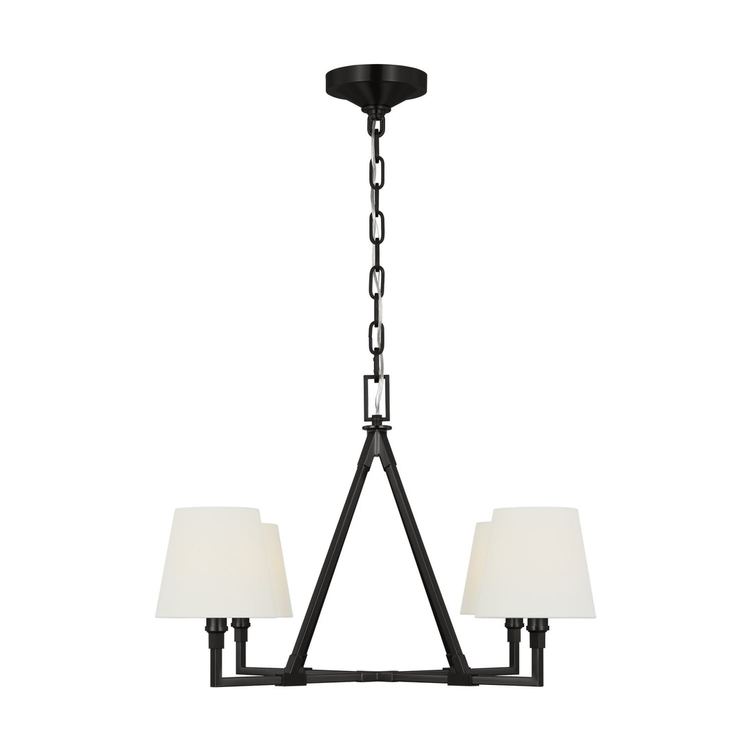 Perth Four Light Chandelier in Aged Iron - available from The Lighting Shoppe, trusted by Canadian homeowners