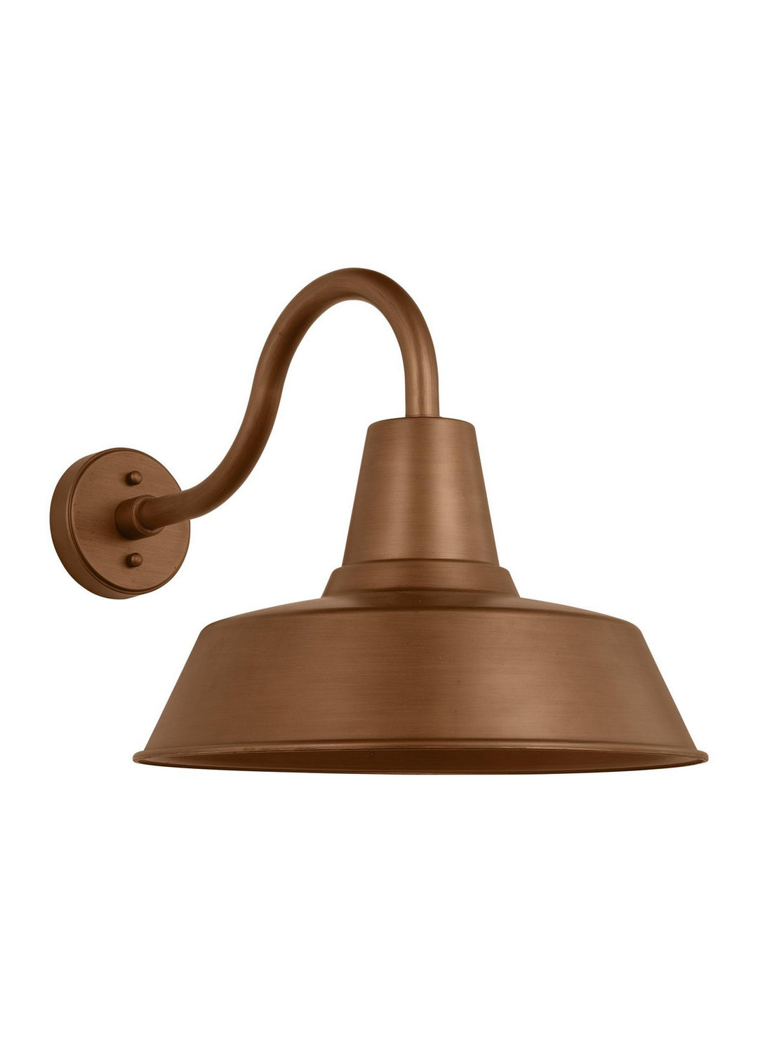 Barn Light One Light Wall Lantern in Natural Copper - available from The Lighting Shoppe, trusted by Canadian homeowners