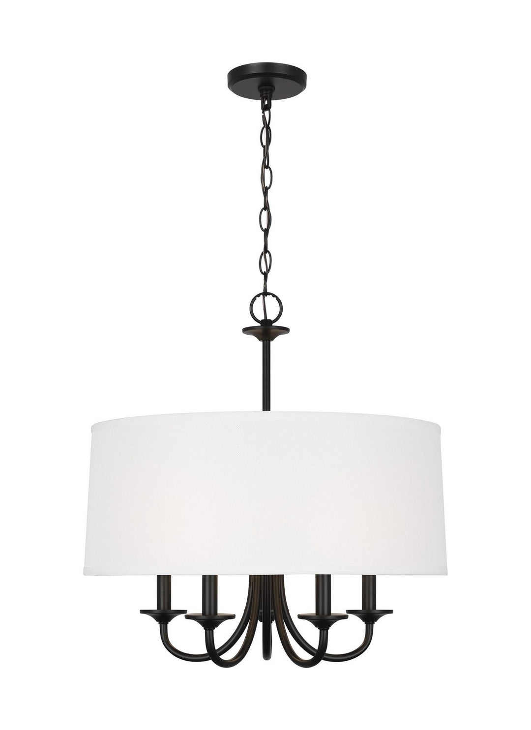 Generation Lighting Canada - 3320205EN-112 - Five Light Chandelier - Seville - Midnight Black