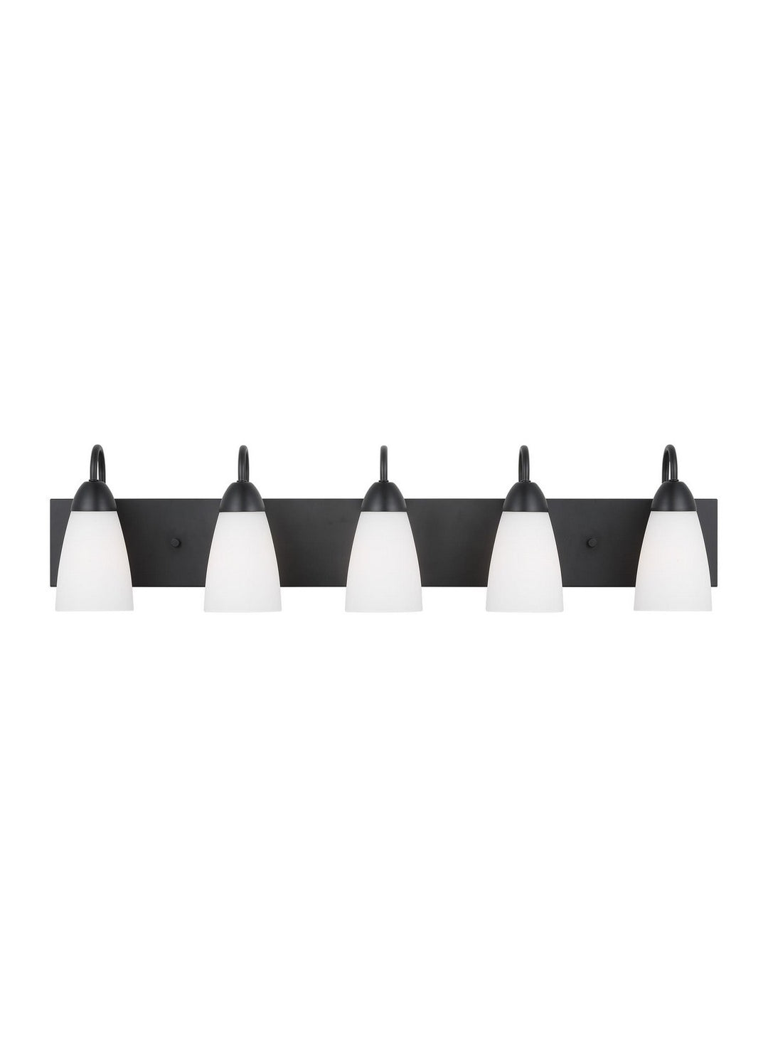 Generation Lighting Canada - 4420205EN3-112 - Five Light Wall / Bath - Seville - Midnight Black