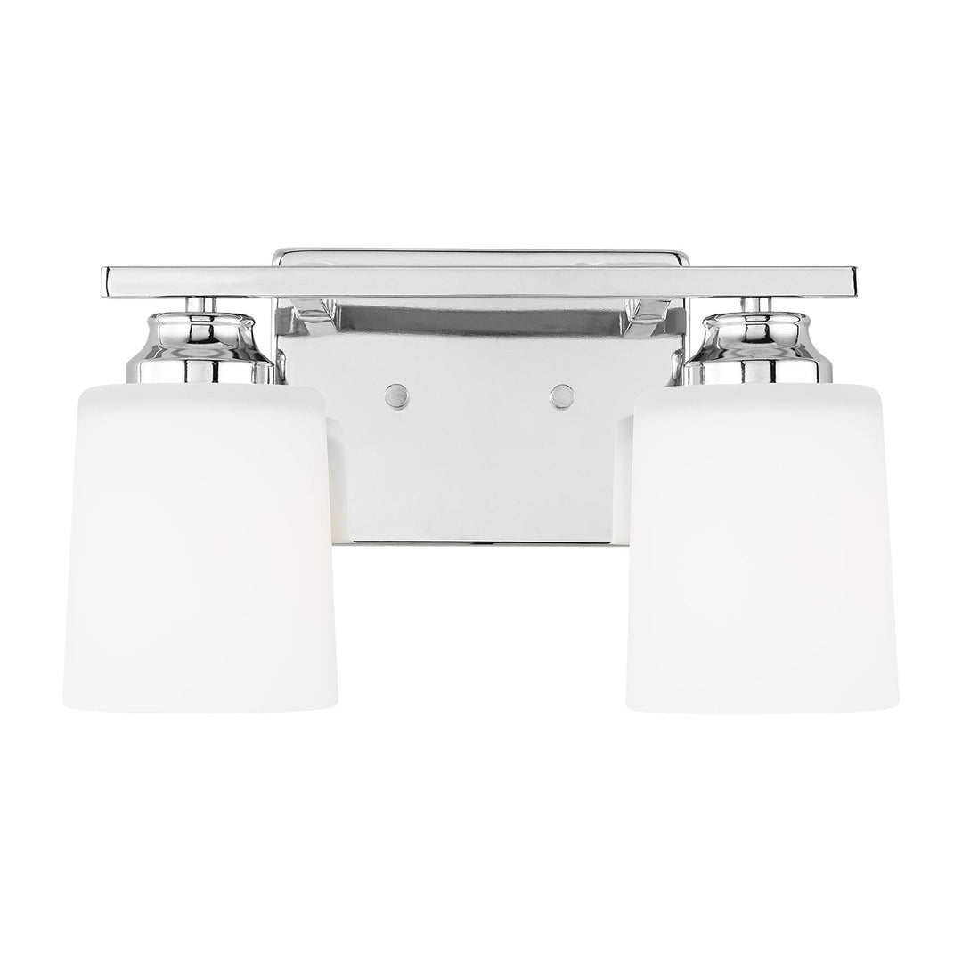 Vinton Two Light Wall / Bath Sconce in Chrome - available from The Lighting Shoppe, trusted by Canadian homeowners