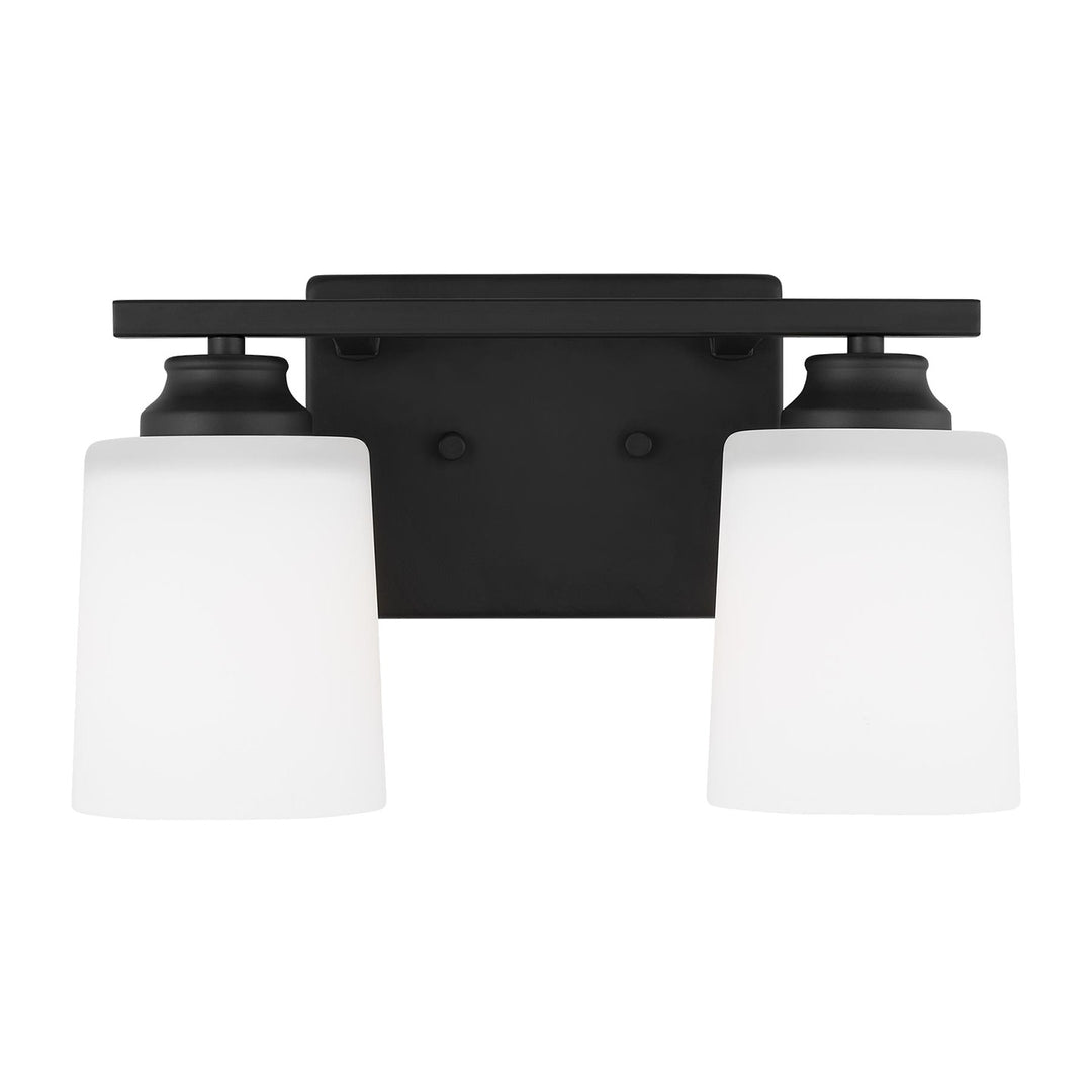 Generation Lighting Canada - 4420902EN3-112 - Two Light Wall / Bath Sconce - Vinton - Midnight Black