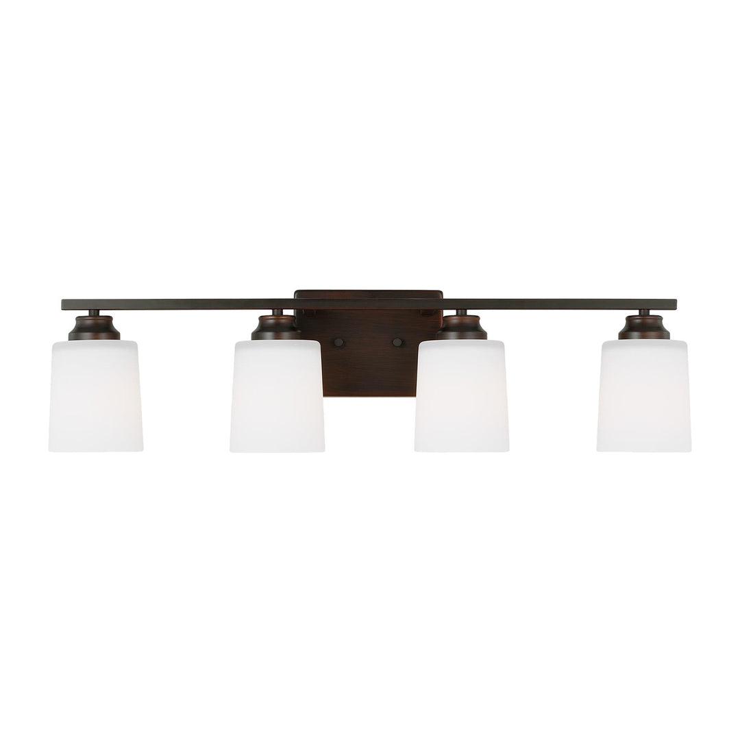 Vinton Four Light Wall / Bath Sconce in Bronze - available from The Lighting Shoppe, trusted by Canadian homeowners