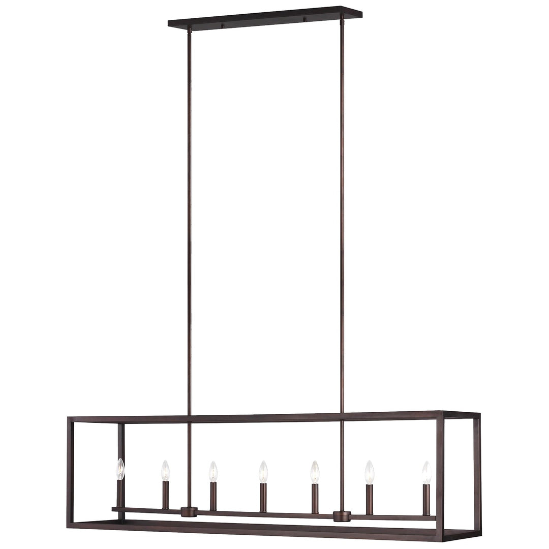 Generation Lighting Canada - 6634507EN-710 - Seven Light Island Pendant - Moffet Street - Bronze