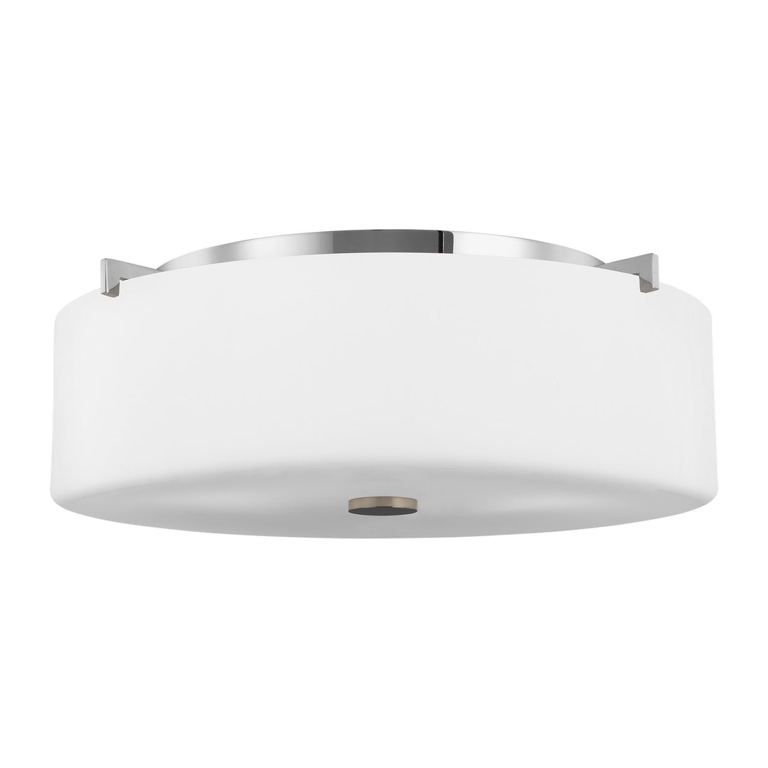 Generation Lighting Canada - FM312EN3/CH - Three Light Flush Mount - Sunset Drive - Chrome